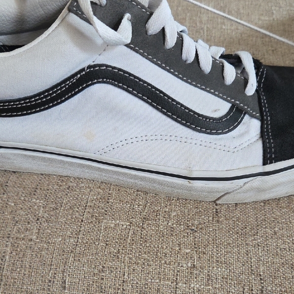 Vans White, Grey & Black UA Old Skool Shoes Mens 13 - Picture 10 of 10
